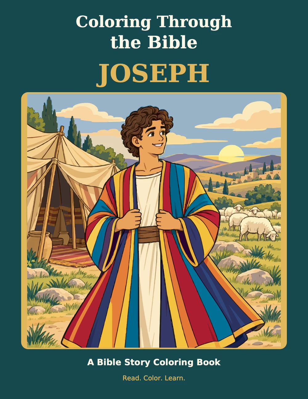 Bible Story Joseph Coloring Book